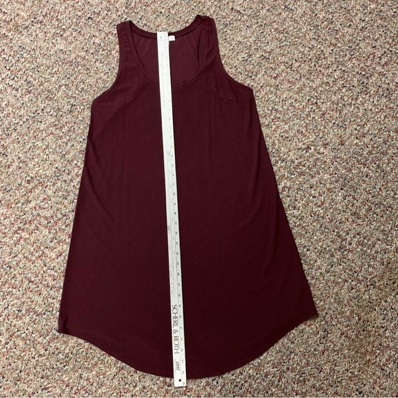 Leith Burgundy Sleeveless Swing A-Line Knee Length Dress Size M - Picture 11 of 11